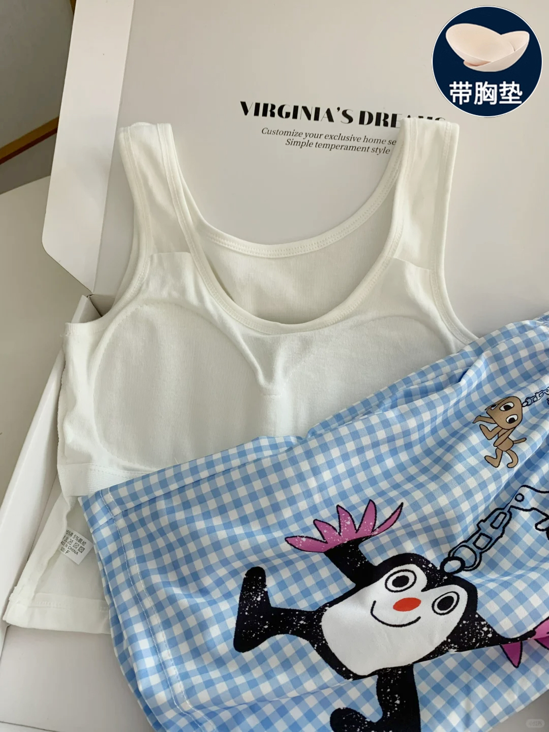 Summer Cotton-Like Vest Homewear Women Short Sleeve Shorts 2 Pcs Breat photo 7 (style 4362)