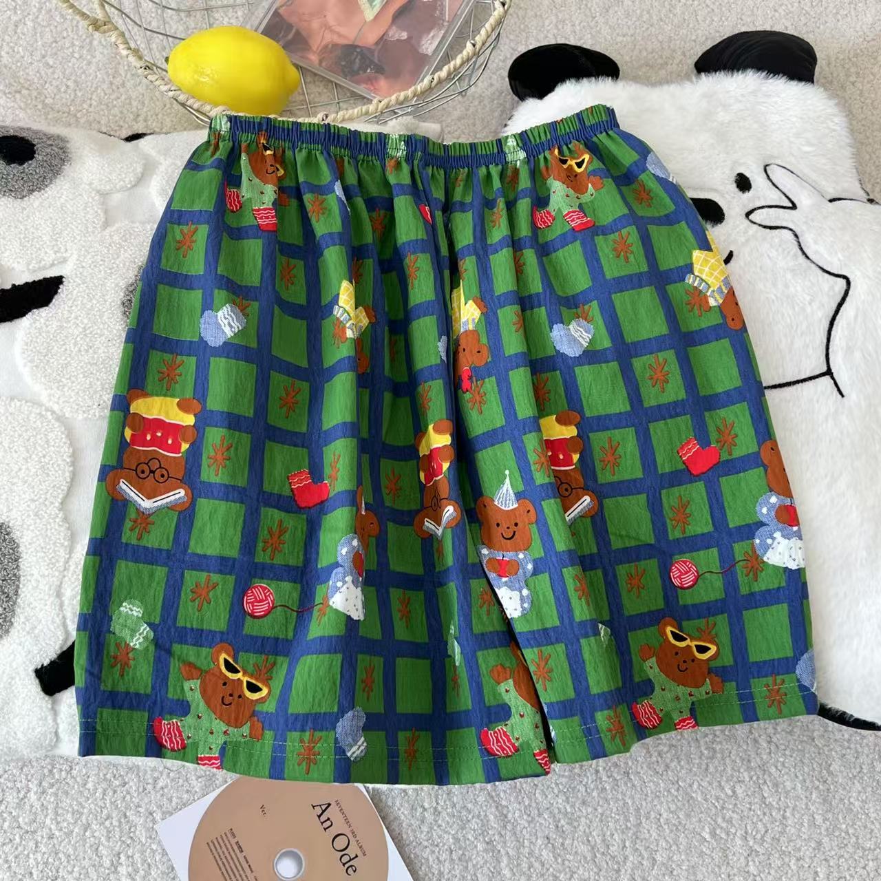 Summer Cloud Cotton Homewear Women Short Sleeve Shorts 2 Pcs Breathable Comfort Wholesale