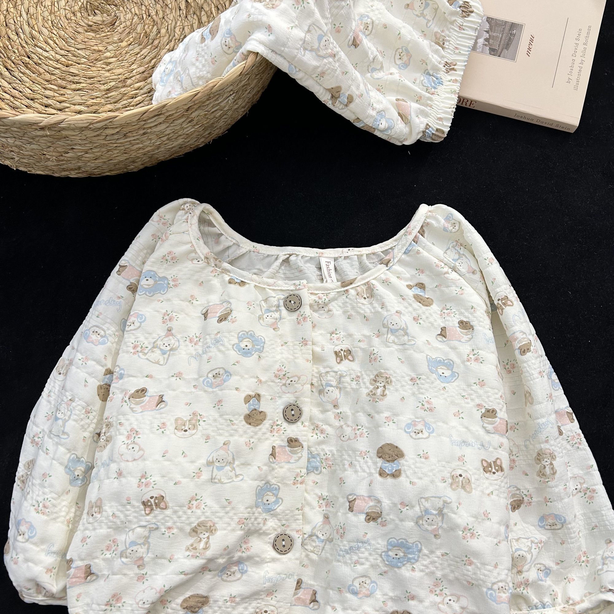 Summer Cotton With Pads Homewear Women Short Sleeve Shorts 2 Pcs Breat photo 4 (style 5045)