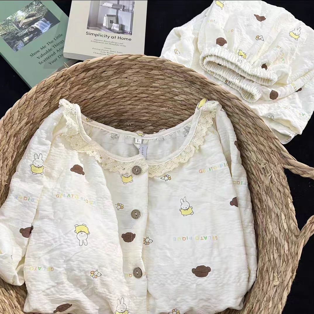 Summer Cotton With Pads Homewear Women Short Sleeve Shorts 2 Pcs Breat photo 4 (style 5085)