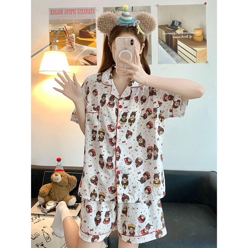 Women's Summer Cloud Cotton Short Sleeve & Shorts Loungewear Set