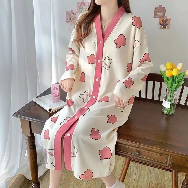 Women's Summer Cotton Cardigan Short Sleeve & Shorts Loungewear Set photo 2 (style SM-1E0F65)