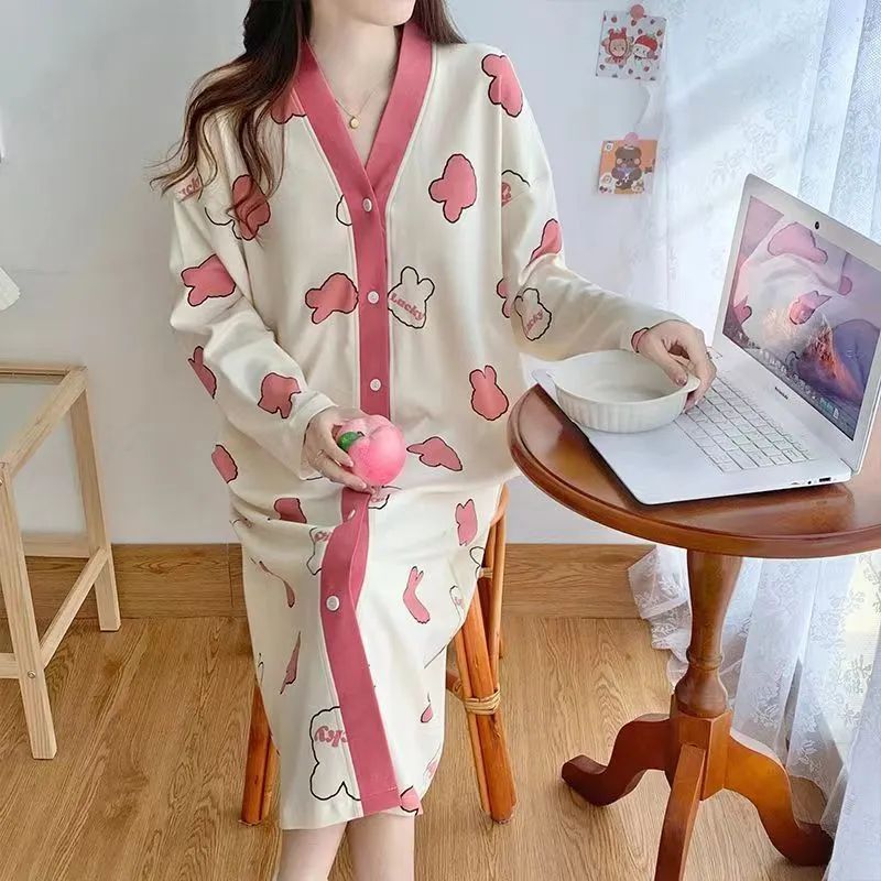 Women's Summer Cotton Cardigan Short Sleeve & Shorts Loungewear Set photo 3 (style SM-1E0F65)