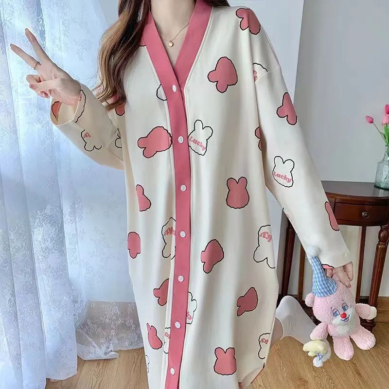 Women's Summer Cotton Cardigan Short Sleeve & Shorts Loungewear Set photo 6 (style SM-1E0F65)
