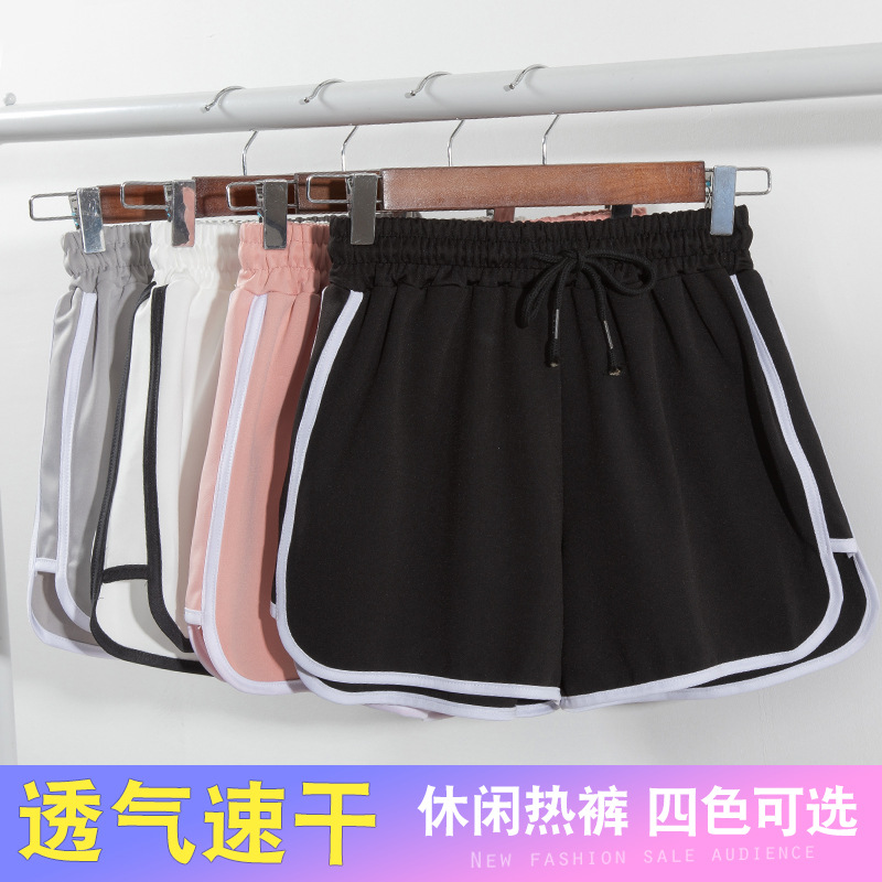 Sports Shorts Women Summer Casual Loose Straight Outdoor High Waist Sl photo 3 (style 613878983677)