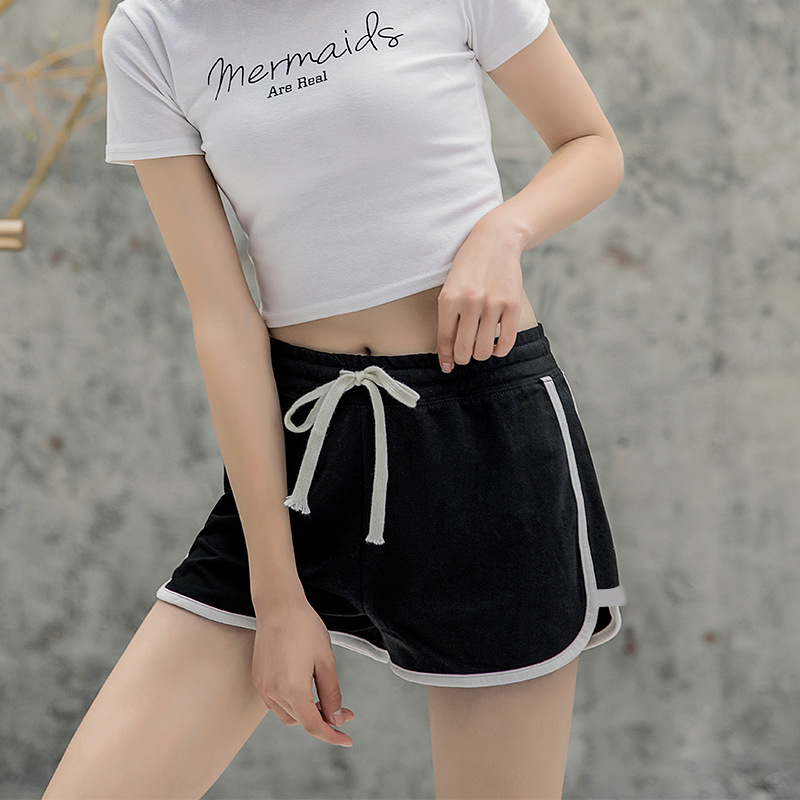 Sports Shorts Women Summer Casual Loose Straight Outdoor High Waist Sl photo 4 (style 613878983677)