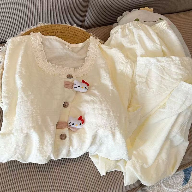 Summer Cotton With Pads Homewear Women Short Sleeve Shorts 2 Pcs Breat photo 7 (style 7004)