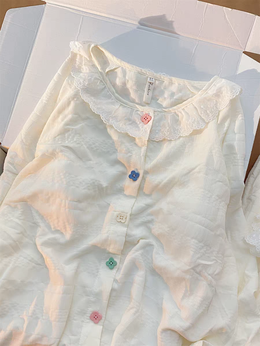 Summer Cotton With Pads Homewear Women Short Sleeve Shorts 2 Pcs Breat photo 2 (style 7015)