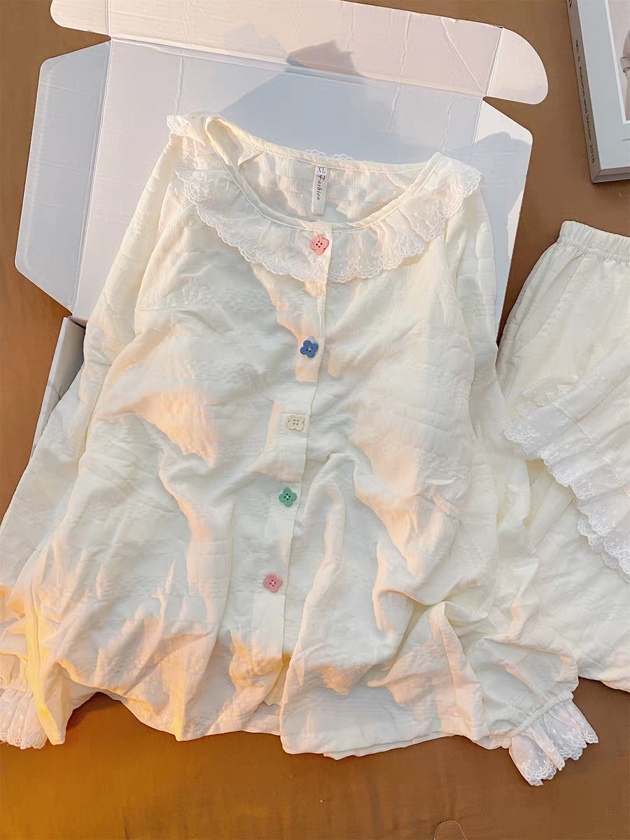 Summer Cotton With Pads Homewear Women Short Sleeve Shorts 2 Pcs Breat photo 3 (style 7015)