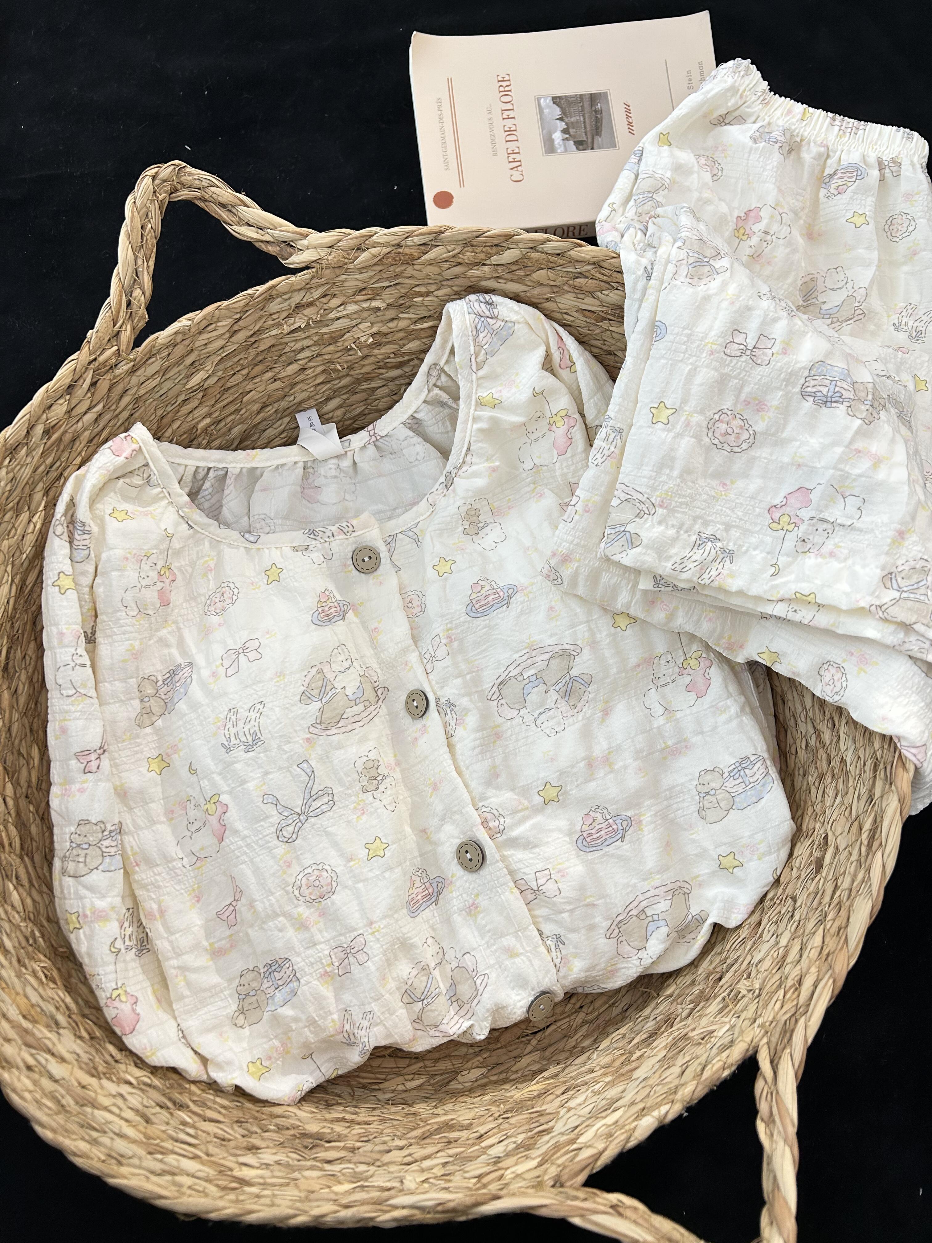 Summer Cotton With Pads Homewear Women Short Sleeve Shorts 2 Pcs Breat photo 5 (style 70217022)