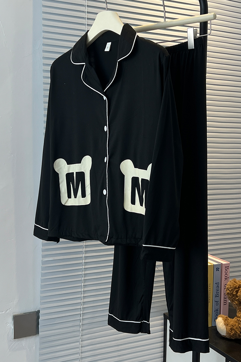 Summer Cotton-Like Cardigan Homewear Women Short Sleeve Shorts 2 Pcs B photo 2 (style 7023212)