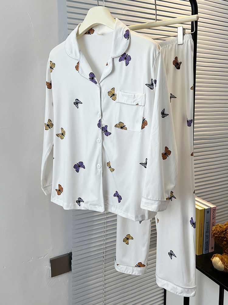 Summer Cotton-Like Homewear Women Short Sleeve Shorts 2 Pcs Breathable photo 4 (style 7105252)