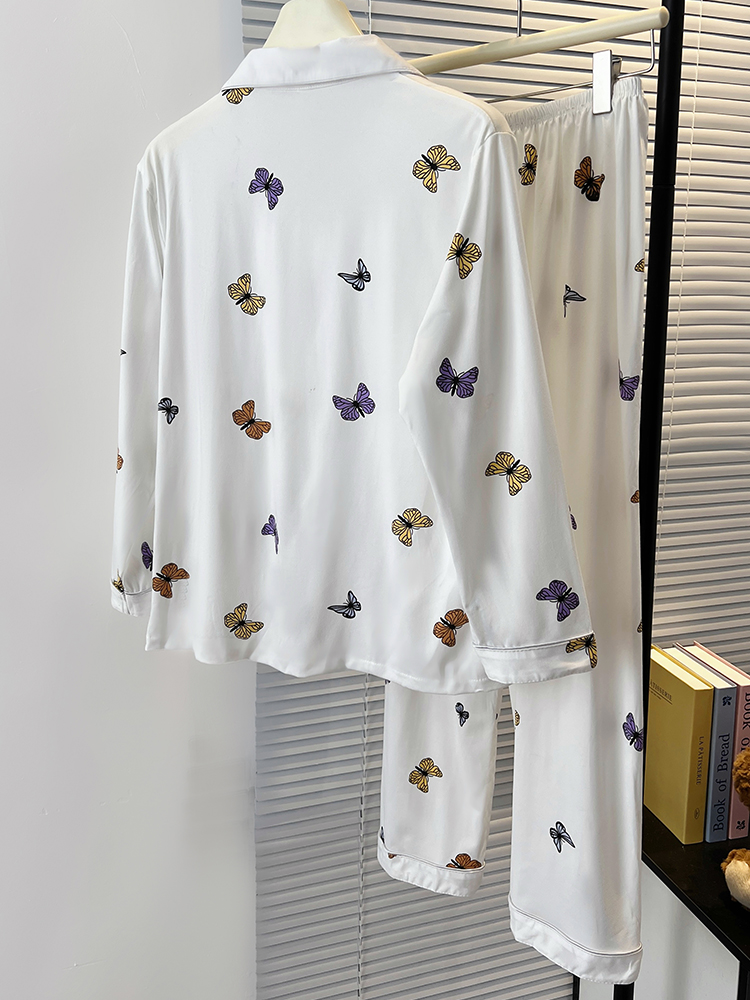 Summer Cotton-Like Homewear Women Short Sleeve Shorts 2 Pcs Breathable photo 5 (style 7105252)
