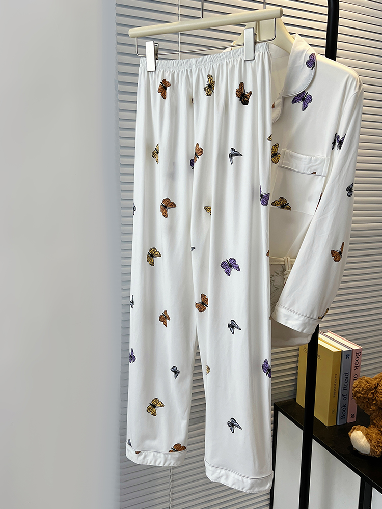Summer Cotton-Like Homewear Women Short Sleeve Shorts 2 Pcs Breathable photo 6 (style 7105252)