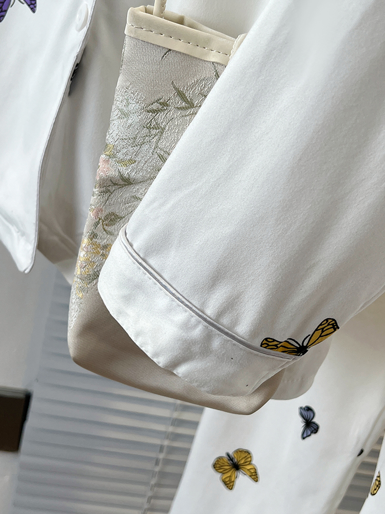 Summer Cotton-Like Homewear Women Short Sleeve Shorts 2 Pcs Breathable photo 7 (style 7105252)