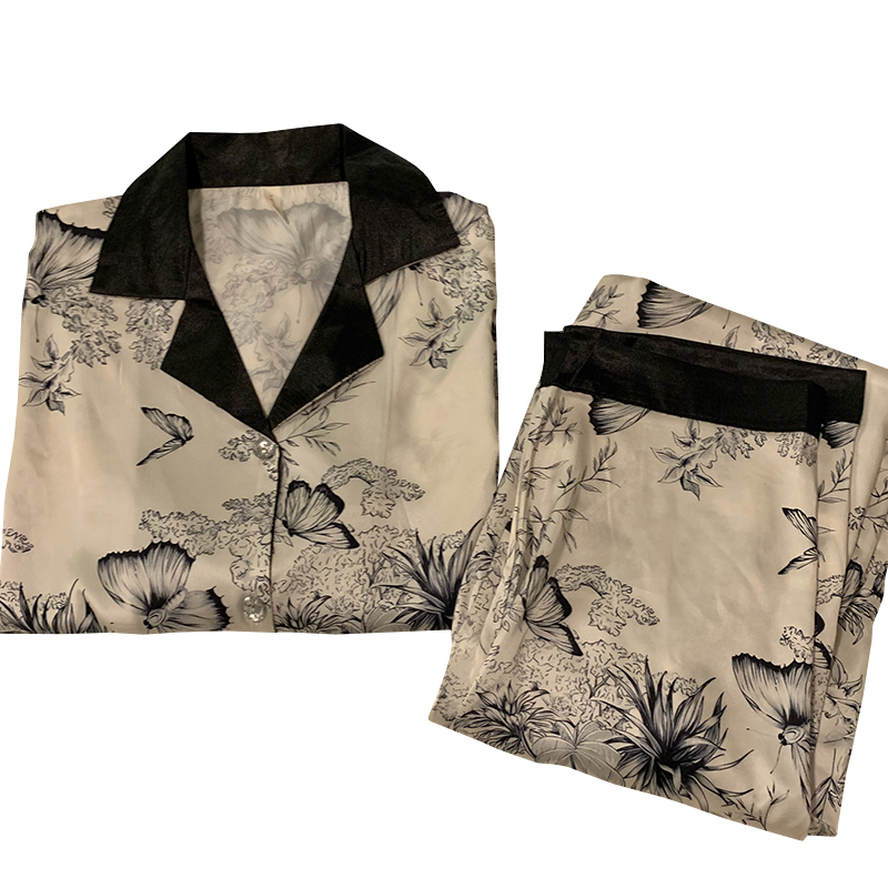 Women's Summer Cotton Double-Layer Short Sleeve & Shorts Loungewear Se photo 4 (style SM-C3A000)