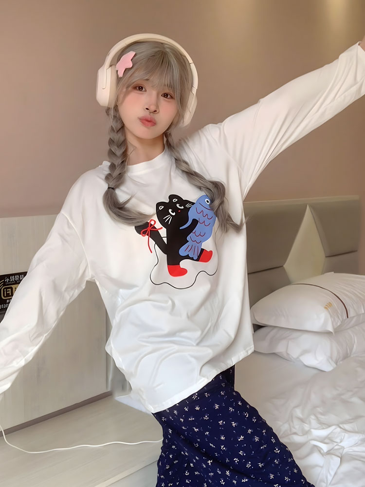 Summer Cotton-Like Homewear Women Short Sleeve Shorts 2 Pcs Breathable photo 4 (style 712319)