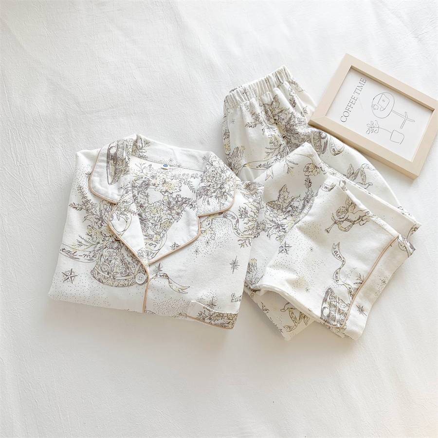 Summer Cotton-Like Homewear Women Short Sleeve Shorts 2 Pcs Breathable photo 2 (style 716325)