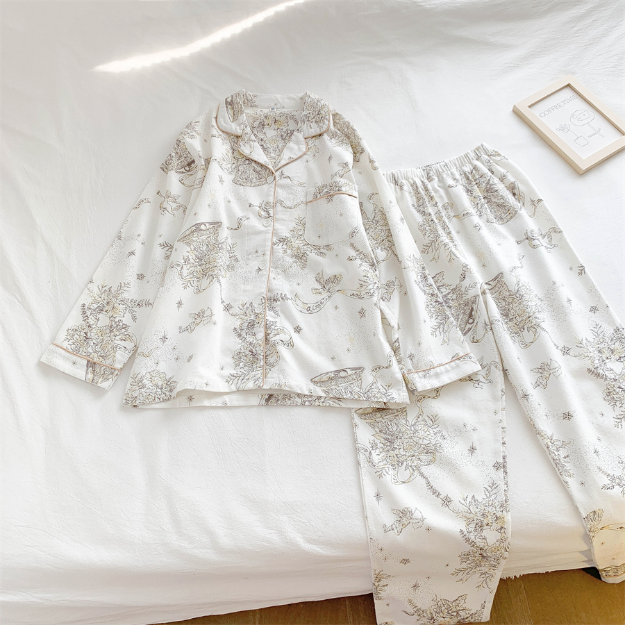 Summer Cotton-Like Homewear Women Short Sleeve Shorts 2 Pcs Breathable photo 5 (style 716325)