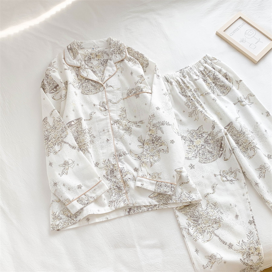 Summer Cotton-Like Homewear Women Short Sleeve Shorts 2 Pcs Breathable photo 7 (style 716325)