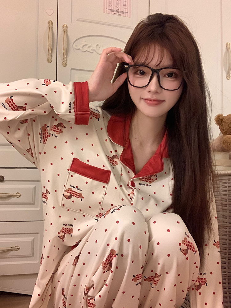 Summer Cotton Homewear Women Short Sleeve Shorts 2 Pcs Breathable Comf photo 1 (style 7180332)