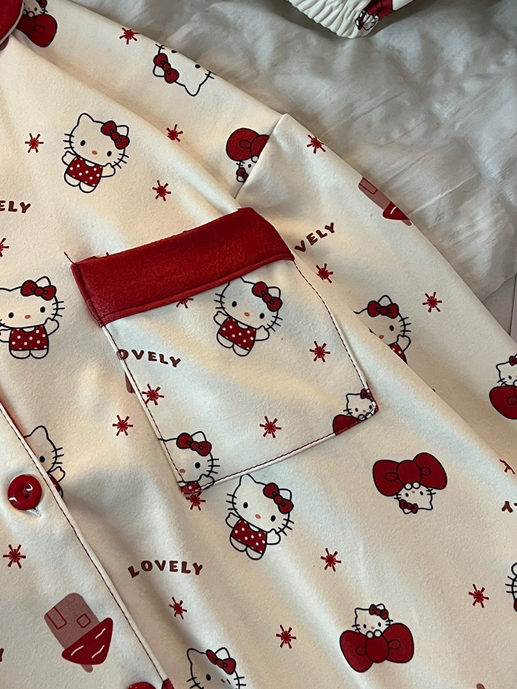 Summer Cotton Homewear Women Short Sleeve Shorts 2 Pcs Breathable Comf photo 7 (style 718135)