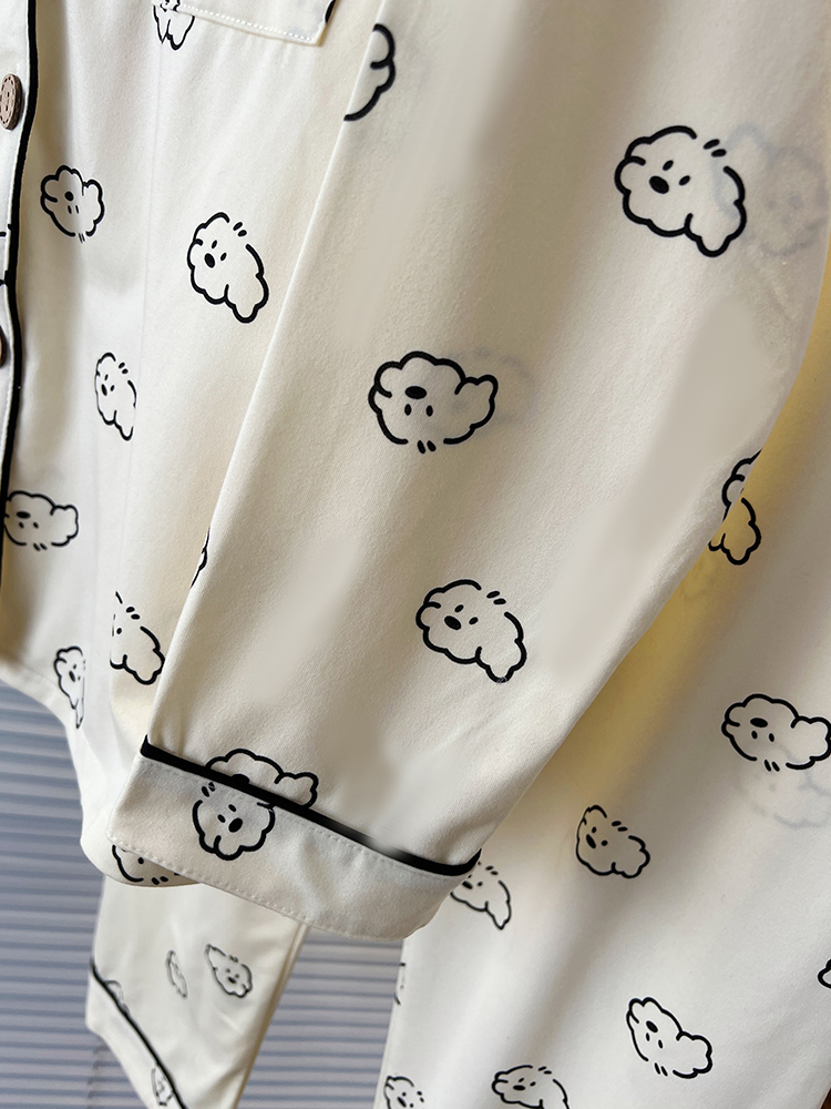 Summer Cotton-Like Homewear Women Short Sleeve Shorts 2 Pcs Breathable photo 4 (style 7182212)