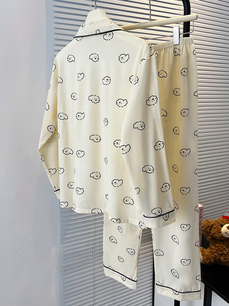 Summer Cotton-Like Homewear Women Short Sleeve Shorts 2 Pcs Breathable photo 7 (style 7182212)