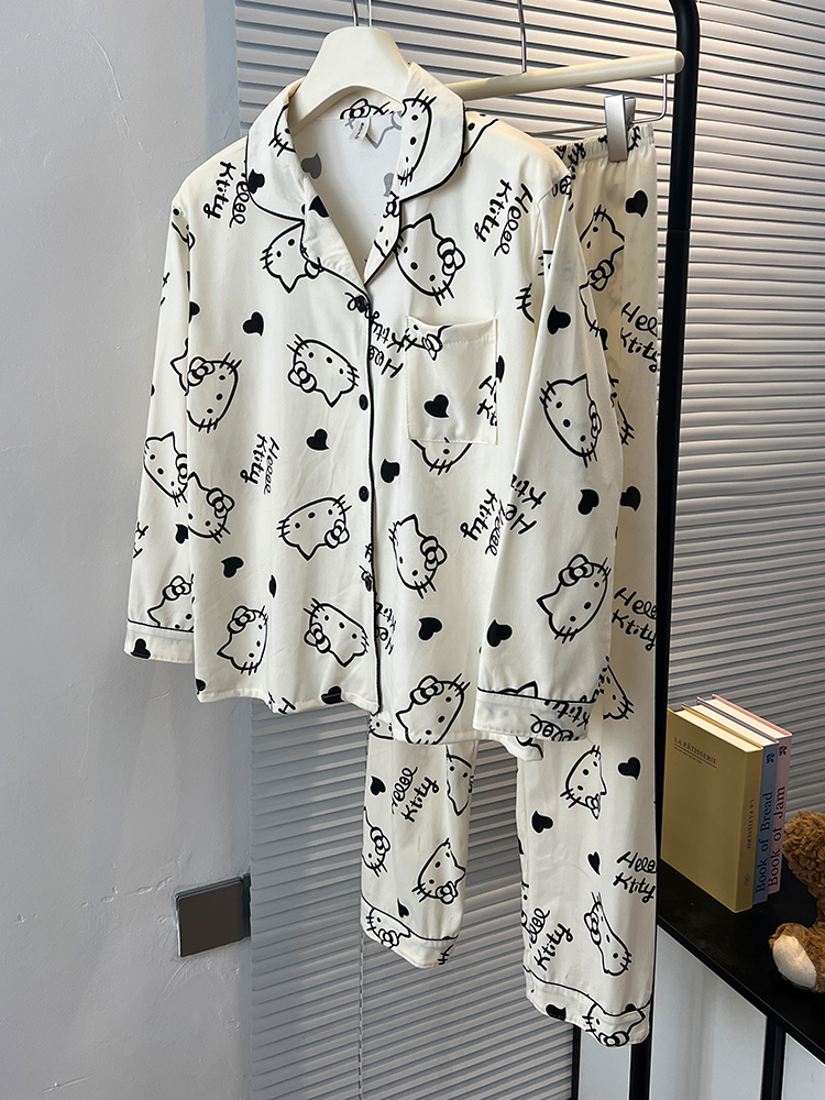 Summer Cotton-Like Homewear Women Short Sleeve Shorts 2 Pcs Breathable photo 6 (style 7186212)