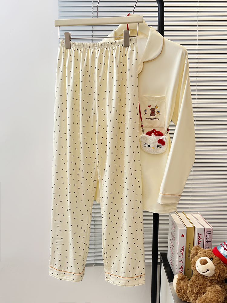 Summer Cotton-Like Homewear Women Short Sleeve Shorts 2 Pcs Breathable photo 4 (style 7197212)