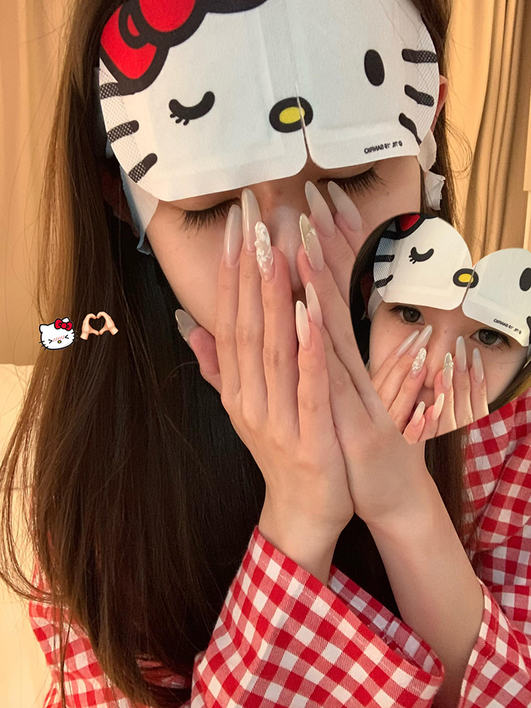 Summer Cloud Cotton Homewear Women Short Sleeve Shorts 2 Pcs Breathabl photo 7 (style 7206232)