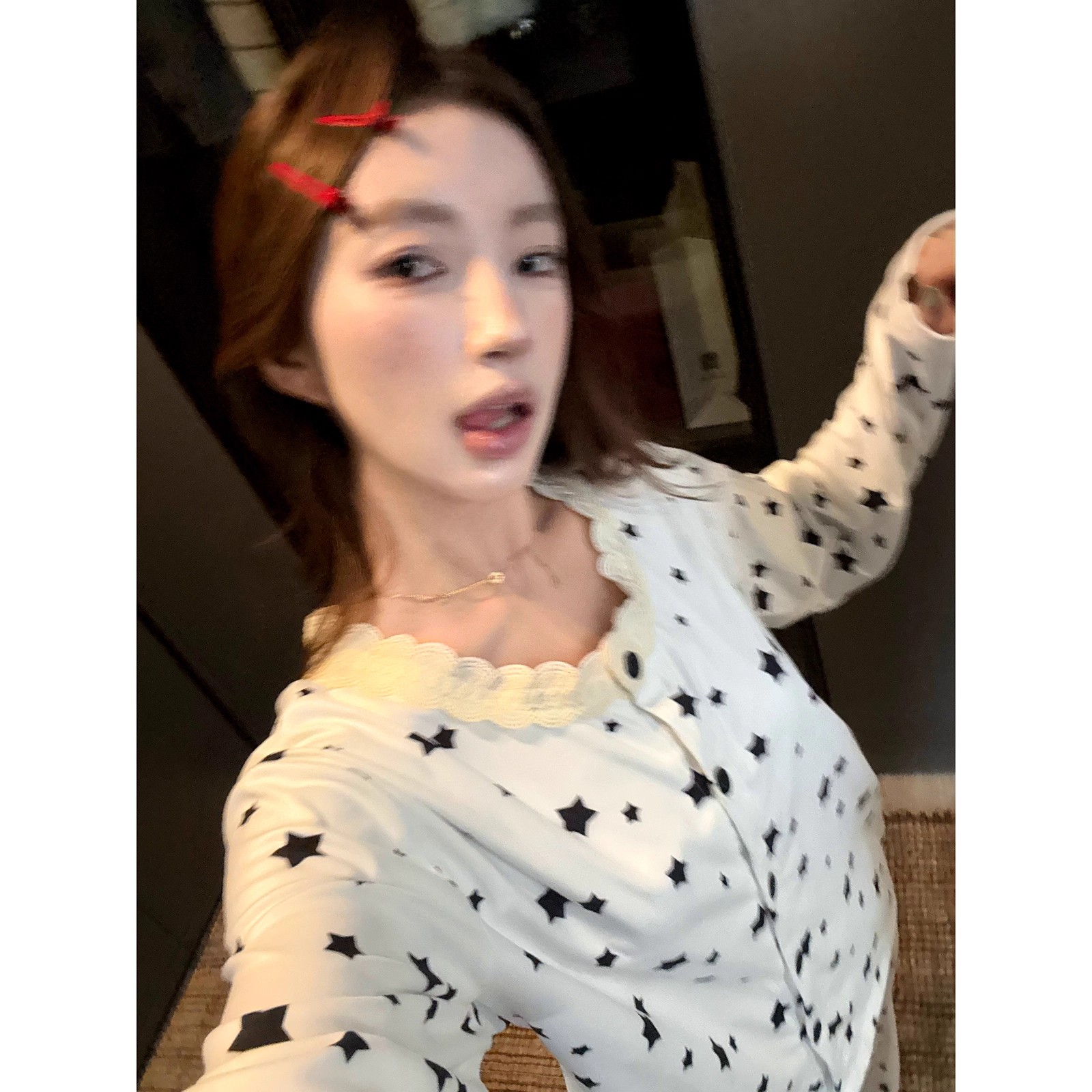 Summer Cotton Homewear Women Short Sleeve Shorts 2 Pcs Breathable Comf photo 5 (style 7260262)