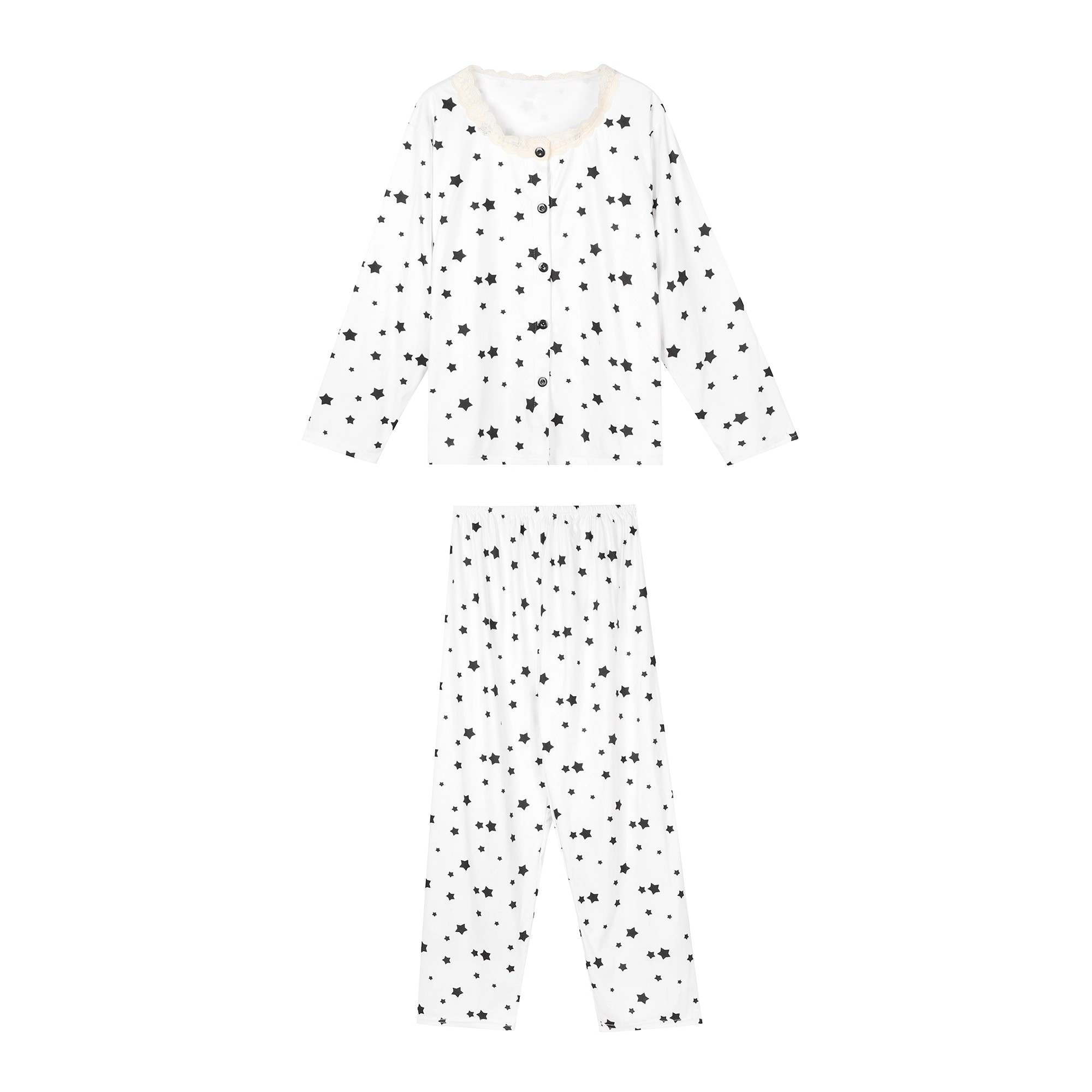 Summer Cotton Homewear Women Short Sleeve Shorts 2 Pcs Breathable Comf photo 6 (style 7260262)