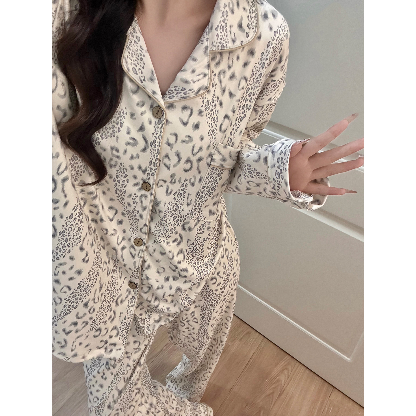 Summer Cotton Homewear Women Short Sleeve Shorts 2 Pcs Breathable Comf photo 2 (style 7261332)