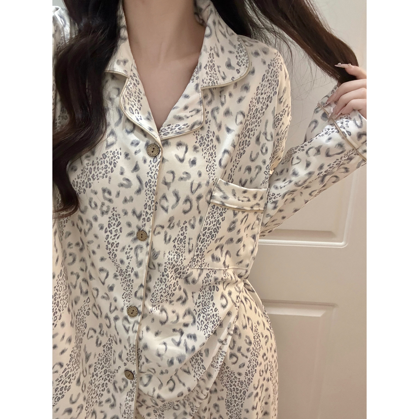 Summer Cotton Homewear Women Short Sleeve Shorts 2 Pcs Breathable Comf photo 7 (style 7261332)