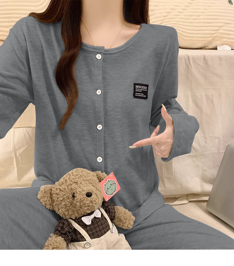 Summer Cotton Homewear Women Short Sleeve Shorts 2 Pcs Breathable Comf photo 7 (style 7341)