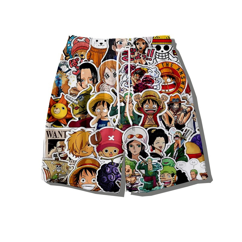 Summer Shorts Loose Home 5-Point Cartoon Print Sleep Shorts Casual Cou photo 4 (style 734339795387)