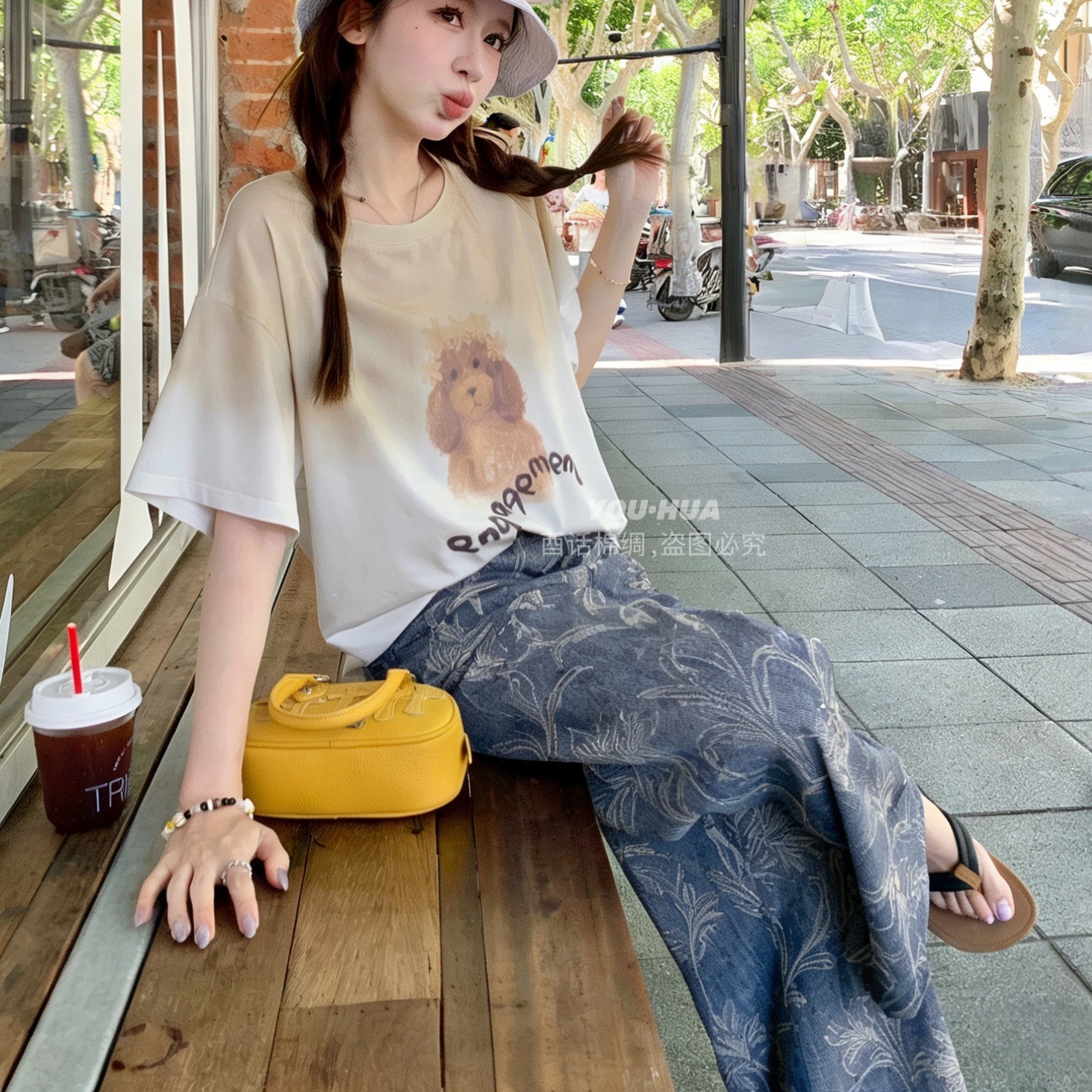 棉绸睡裤女士薄款棉绸阔腿裤居家可外穿人造棉裤子加大码