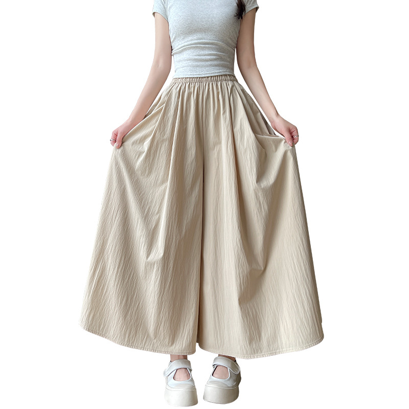 Yellow Yamamoto Skirt Pants Women 2026 New Summer Thin A-Line Lazy Sli photo 5 (style 794067508995)