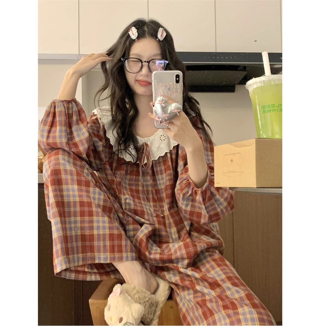 Summer Cloud Cotton Homewear Women Short Sleeve Shorts 2 Pcs Breathabl photo 6 (style 8106)