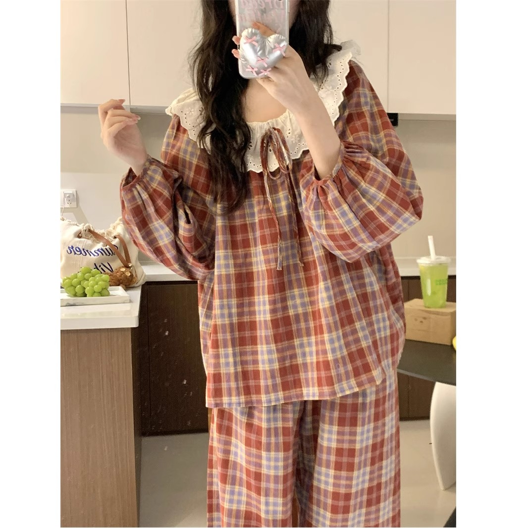 Summer Cloud Cotton Homewear Women Short Sleeve Shorts 2 Pcs Breathabl photo 2 (style 8106)