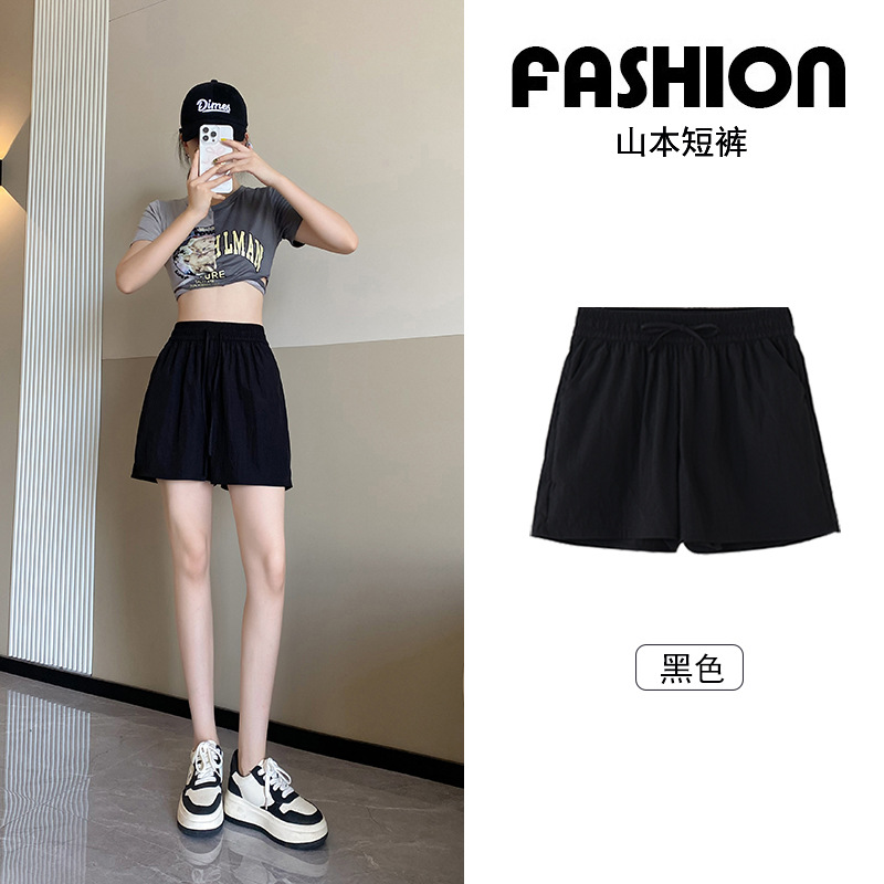 Ice Silk Yamamoto Shorts Women Summer 2026 New High Waist Outdoor Casu photo 6 (style 815536114061)