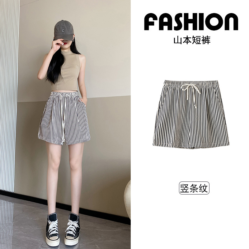 Ice Silk Yamamoto Shorts Women Summer 2026 New High Waist Outdoor Casu photo 7 (style 815536114061)