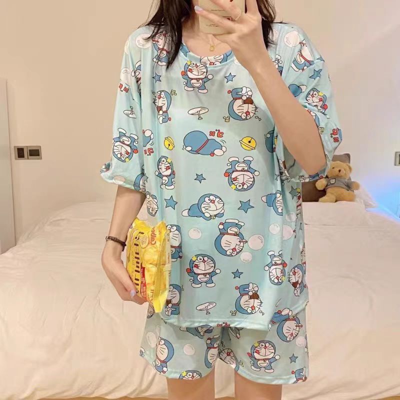 Southeast Asia Pajamas Women Summer Korean Short Sleeve Shorts Cartoon photo 3 (style 892638340142)