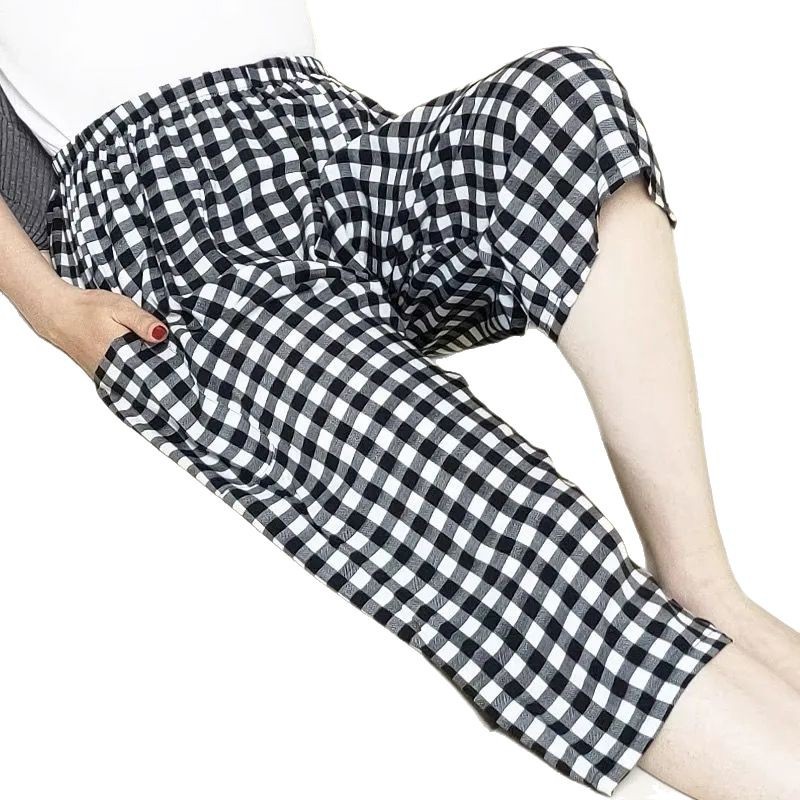 2026 New Hot Cotton 7-Point Sports Pants Summer Thin Home Quick Dry Wi photo 5 (style 901431208897)
