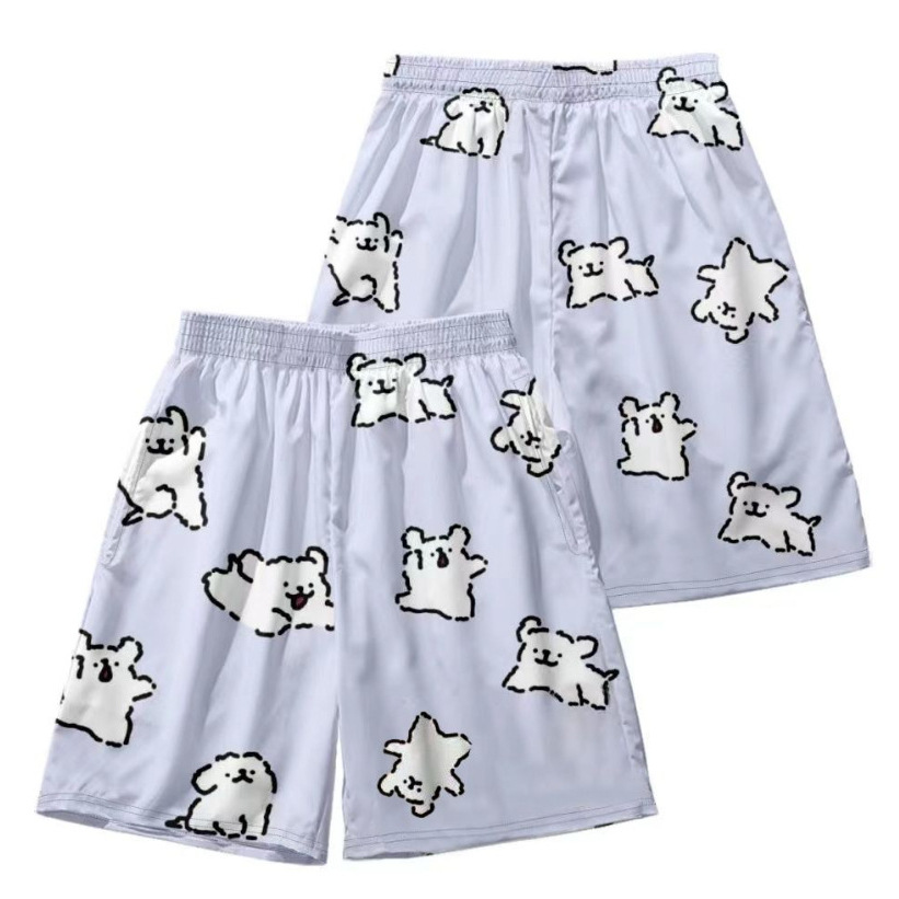 Drop Shipping Available 2026 Cartoon Hello Kitty Shorts Summer Couple photo 4 (style 919111050434)