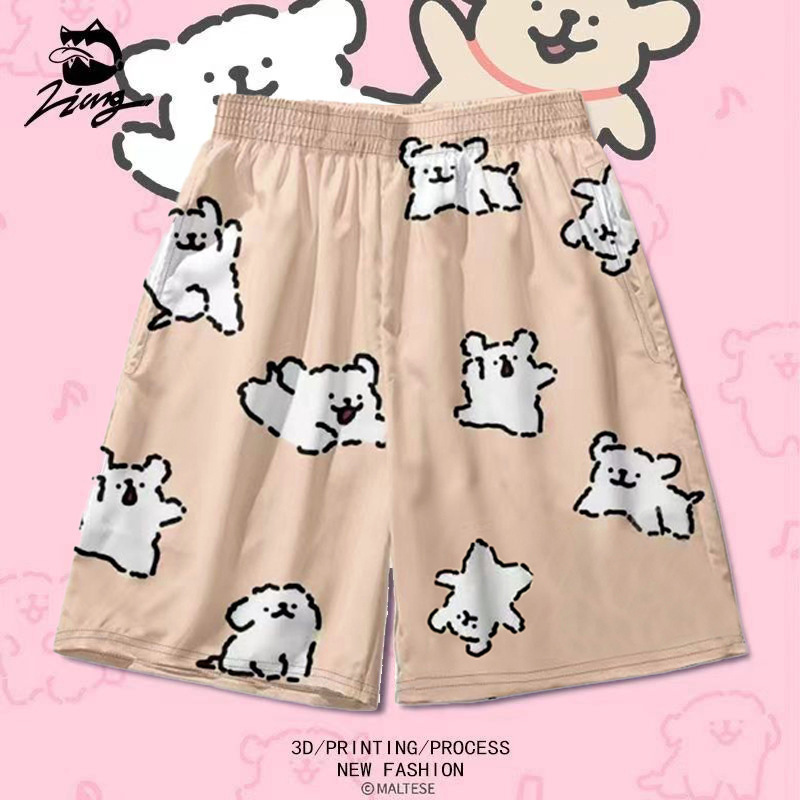 Drop Shipping Available 2026 Cartoon Hello Kitty Shorts Summer Couple photo 5 (style 919111050434)