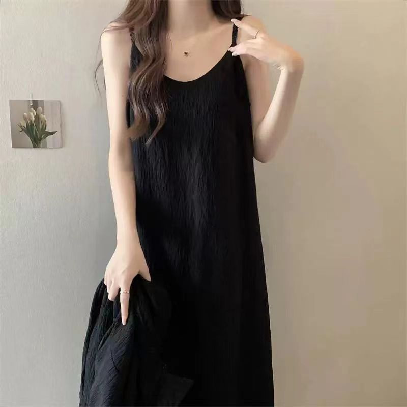 New Dress Long Slim French Style Camisole Sexy Summer Loose Premium Fi photo 3 (style 943380607181)