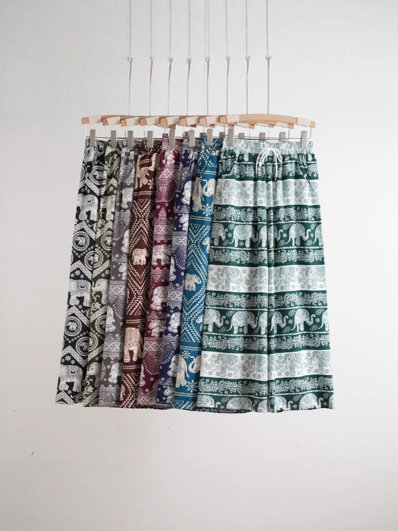 2025 Summer Southeast Asia Hot Spring Summer Ethnic High Waist Slim El photo 2 (style 953016294354)