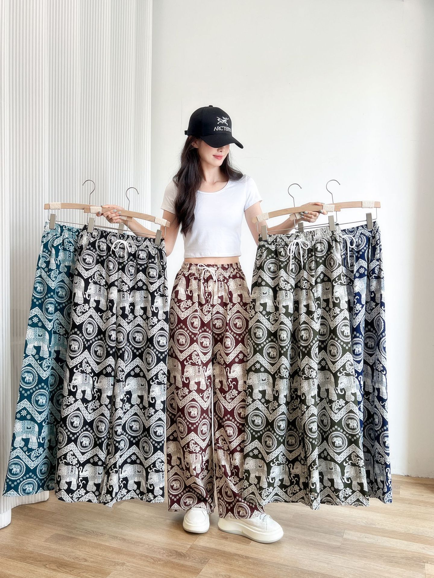 2025 Summer Southeast Asia Hot Spring Summer Ethnic High Waist Slim El photo 4 (style 953016294354)